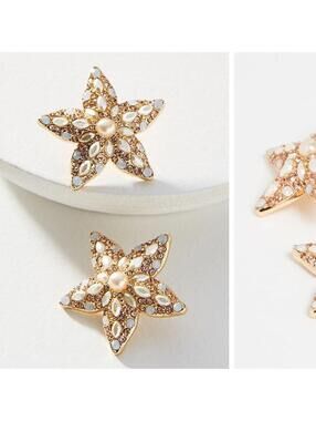 Anthropologie Starfish Post Earrings